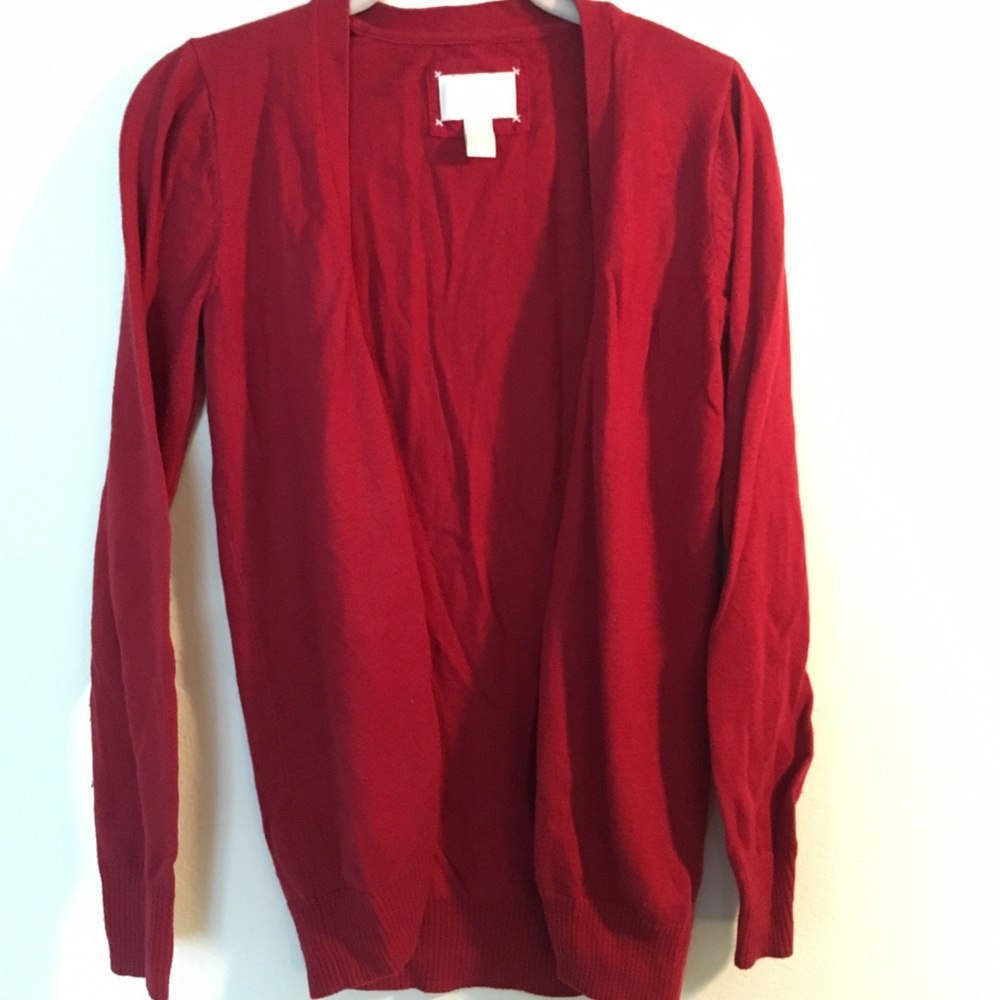 Red Cardigan - Picture 2 of 3